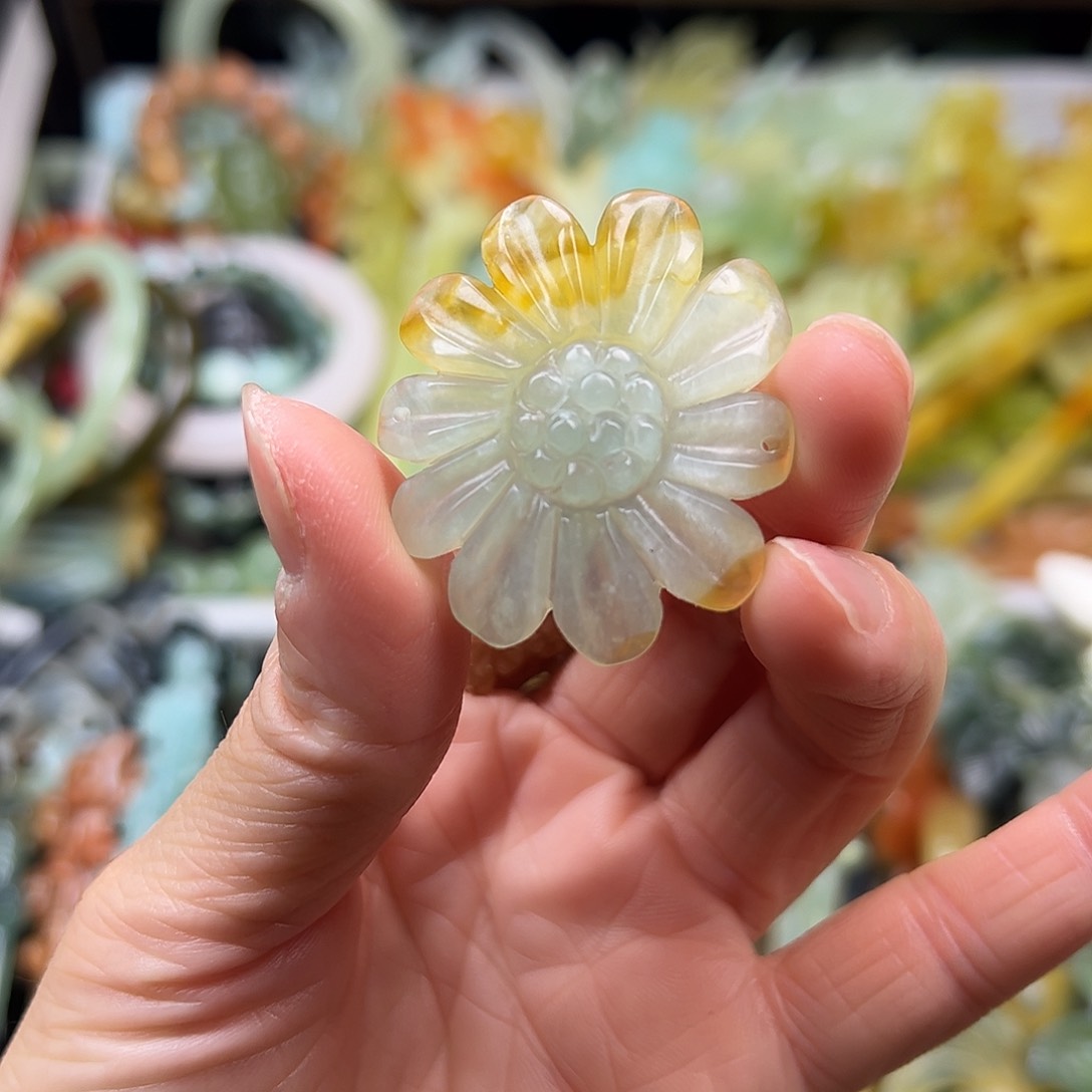 蛇纹石玉发簪合金
