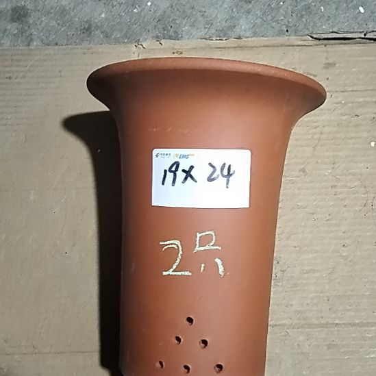 紫砂大红兰花两个