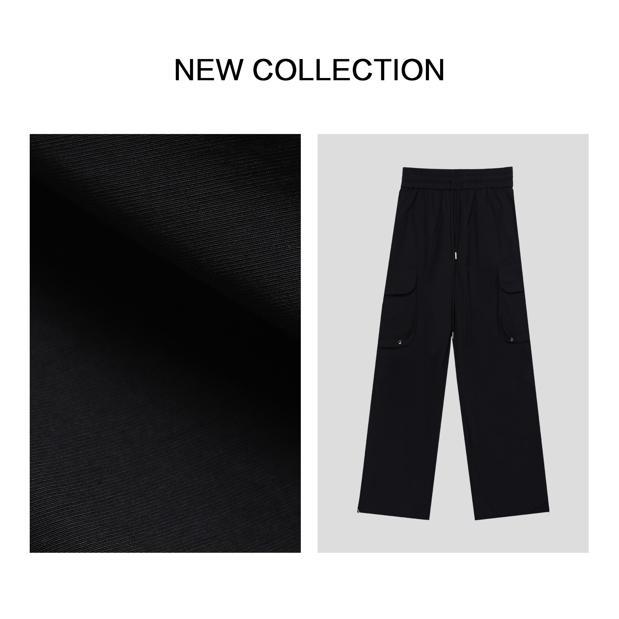 【芳芳专属】K1F38001A 纯色简约工装裤-8001