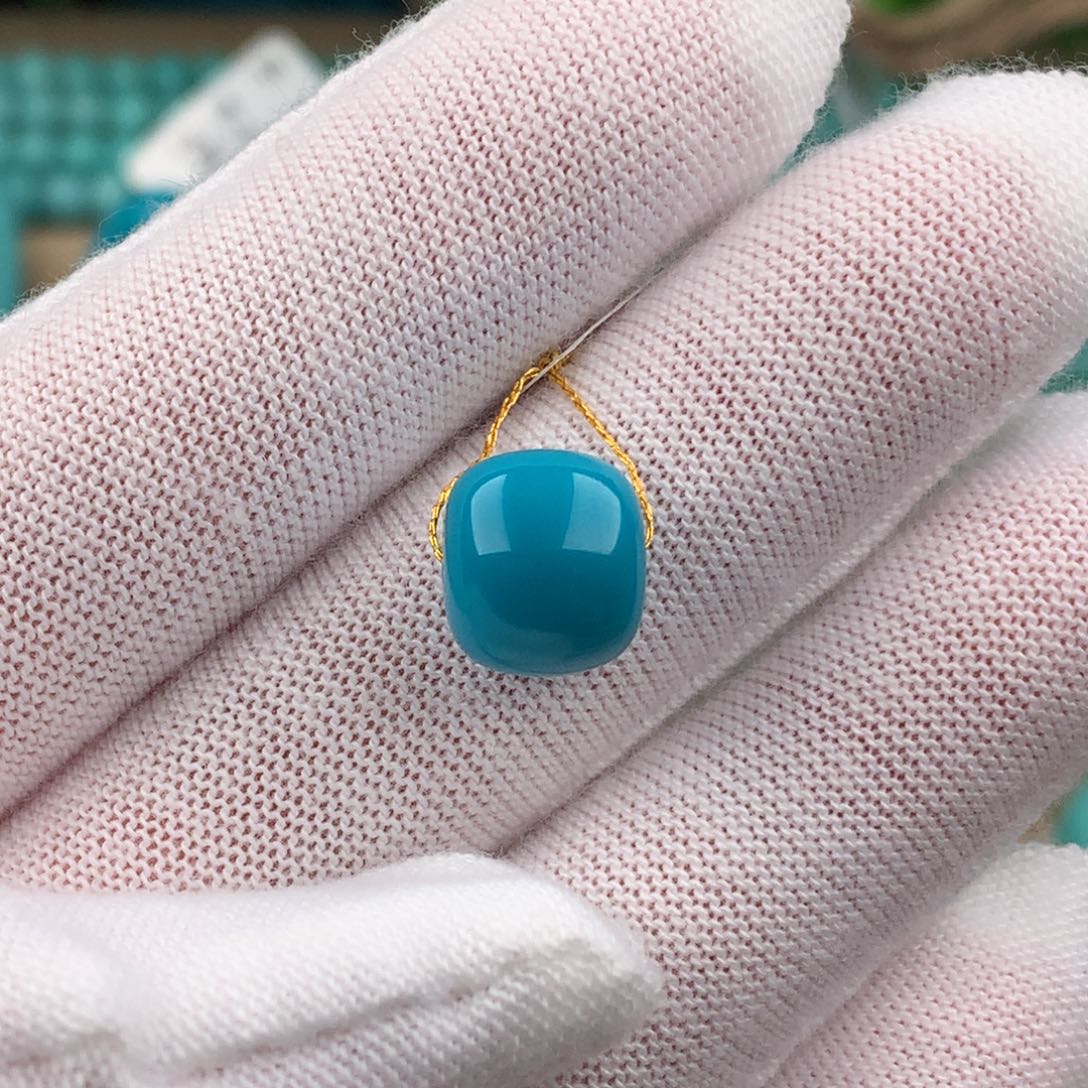 绿松石配饰未镶嵌老型卡10.3*9.3