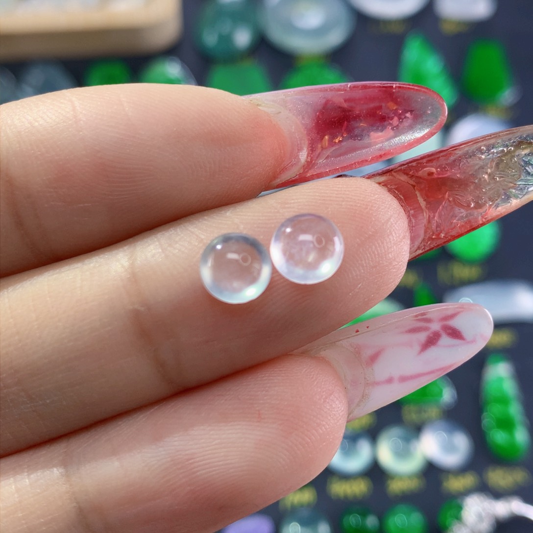 翡翠颈饰未镶嵌纯天然缅甸翡翠A货