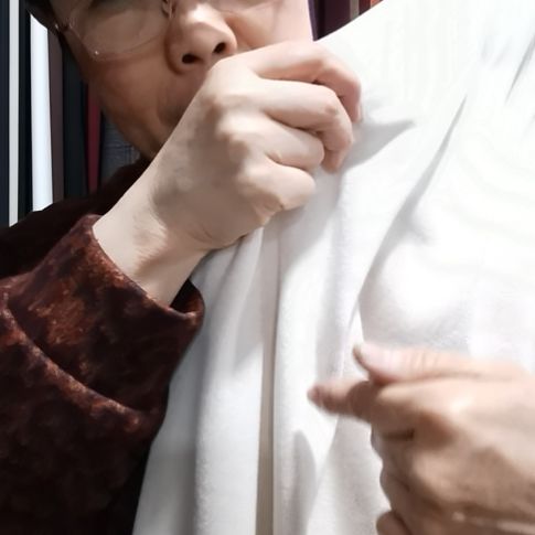 醋酸天丝羊绒乳白色1.1米