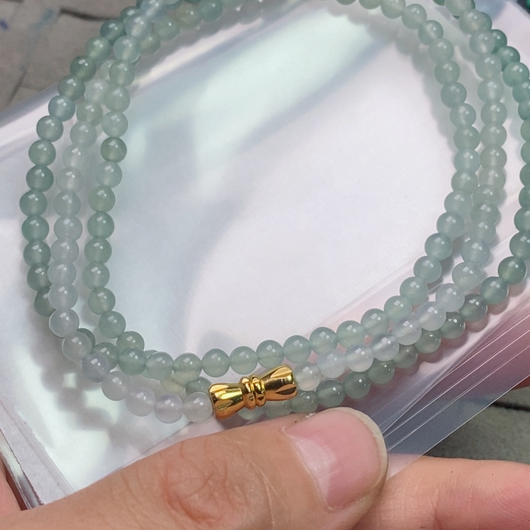 定制翡翠未镶嵌呆***、翡翠定制手链
