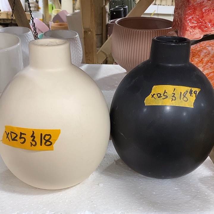 陶盆有孔 瑕疵针孔漏釉介意勿拍 口高