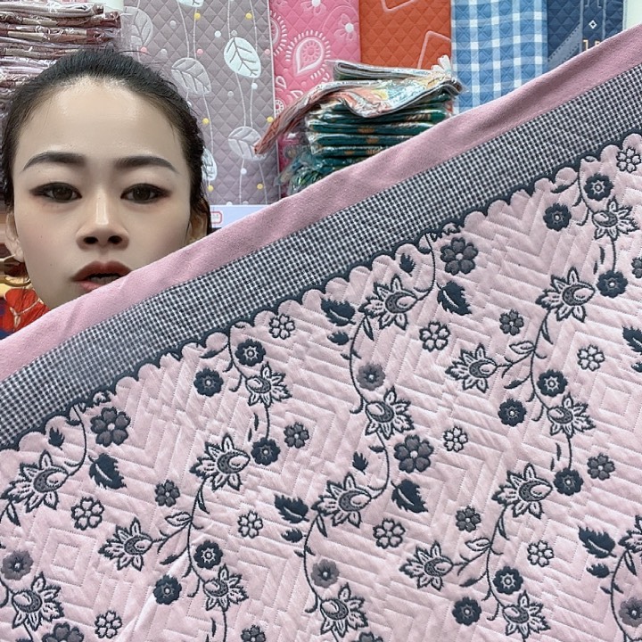 棉粉色小乱花纯棉