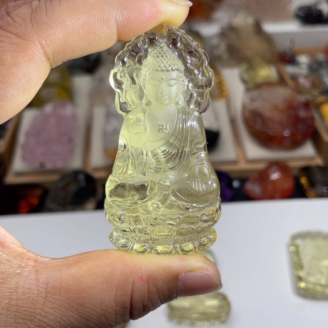 水晶颈饰未镶嵌阿*仔定制
