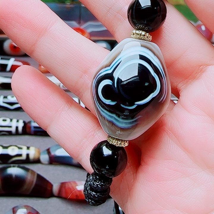 玛瑙/玉髓合金珠宝半成品