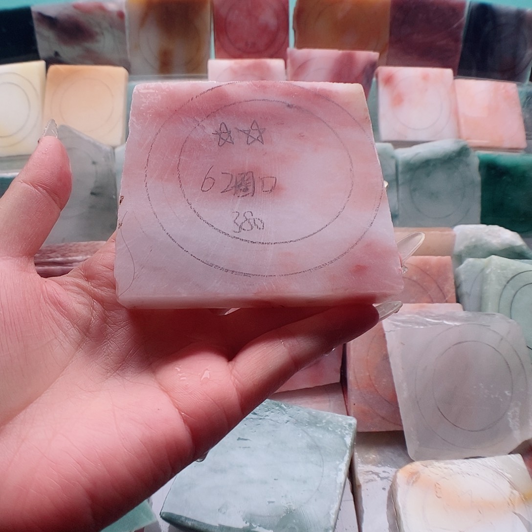 石英质玉（金丝玉）手镯未镶嵌手镯定制