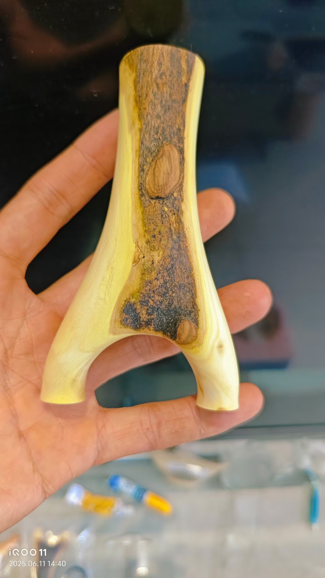 花椒木天然原叉手工打造随型弓69-14