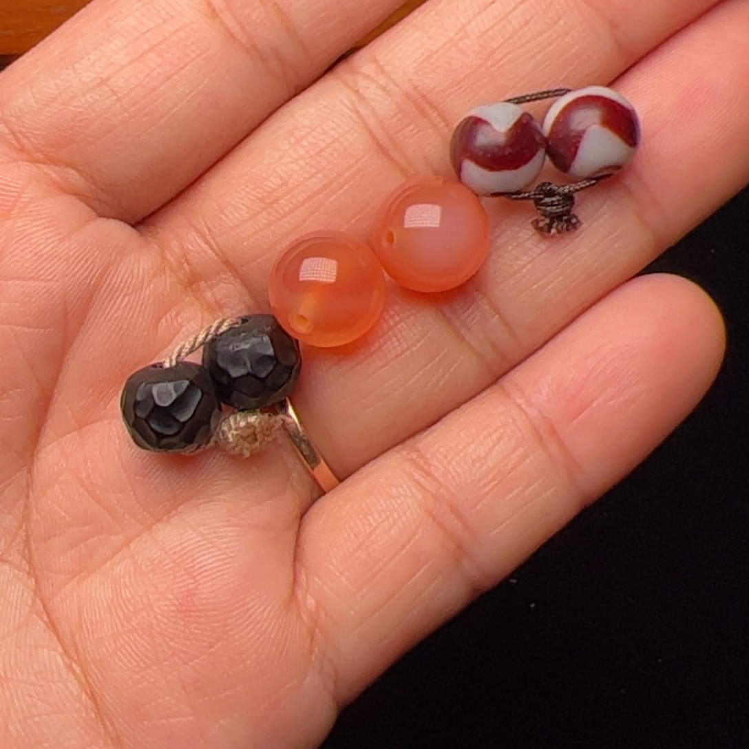 木***雨玛瑙/玉髓未镶嵌配饰