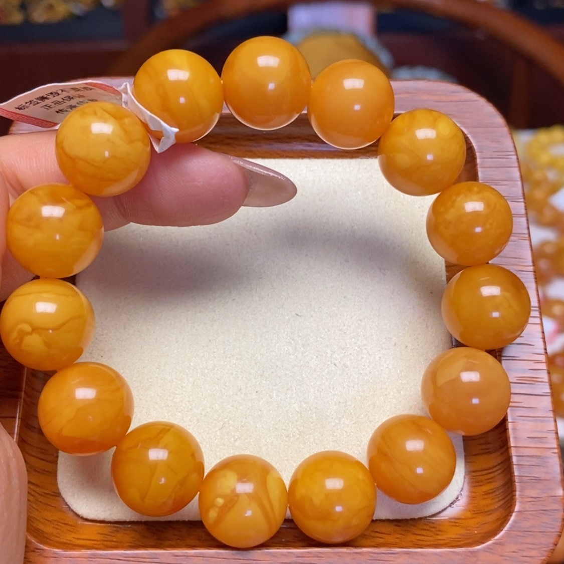 【闪购商品】蜜蜡手链未镶嵌手串