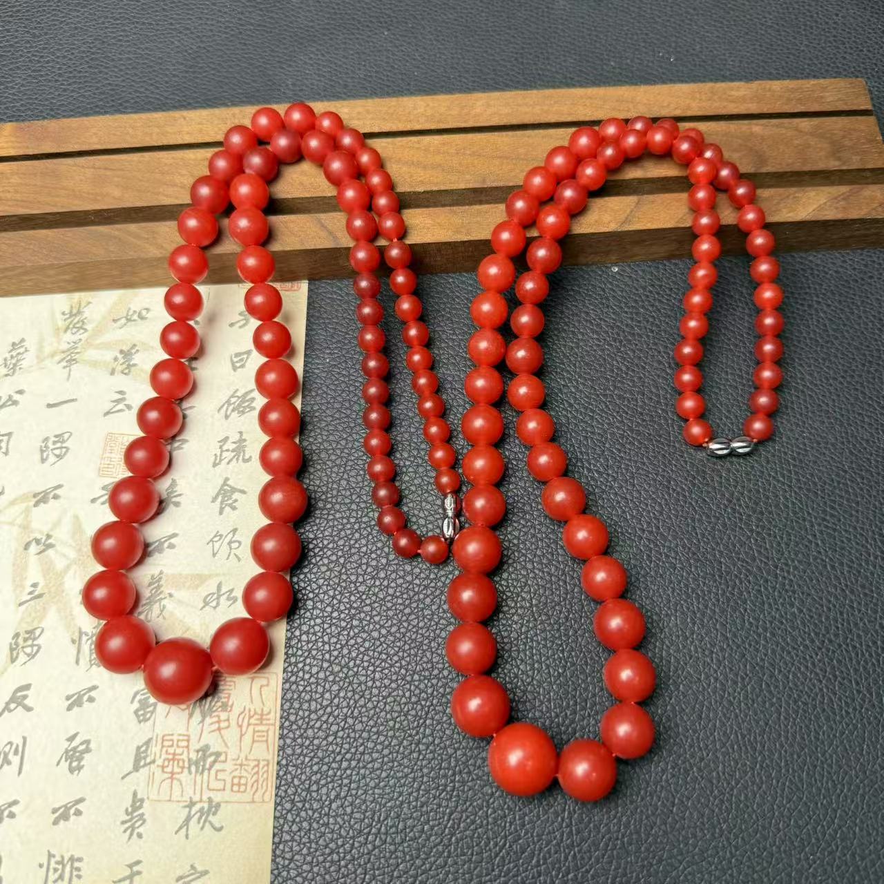 天然锦红玛瑙精美项链-ww005-多样性发一