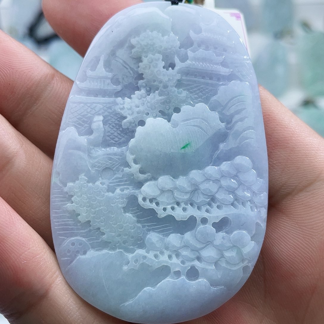 颈饰未镶嵌翡翠用****9翡翠