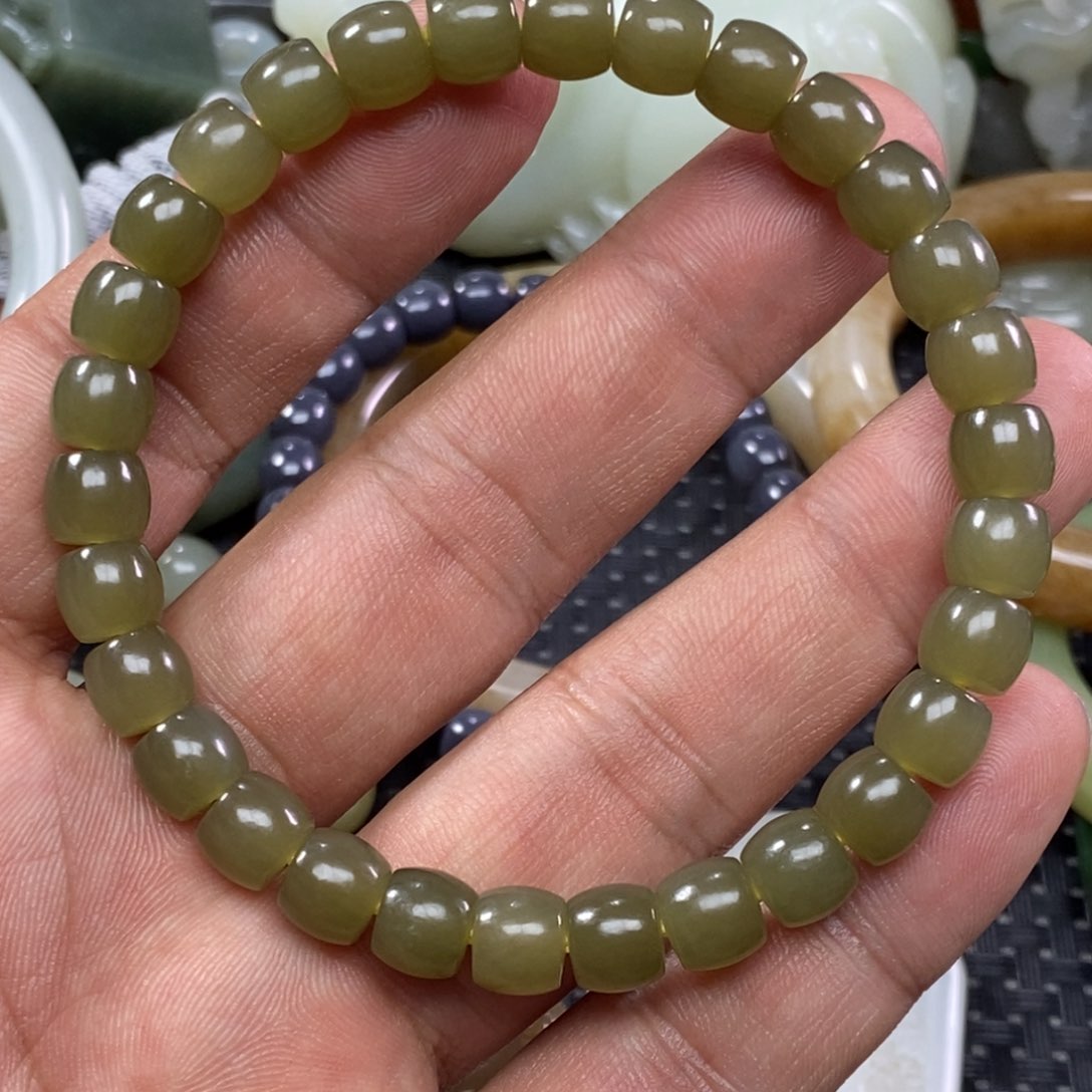 和田玉手链未镶嵌