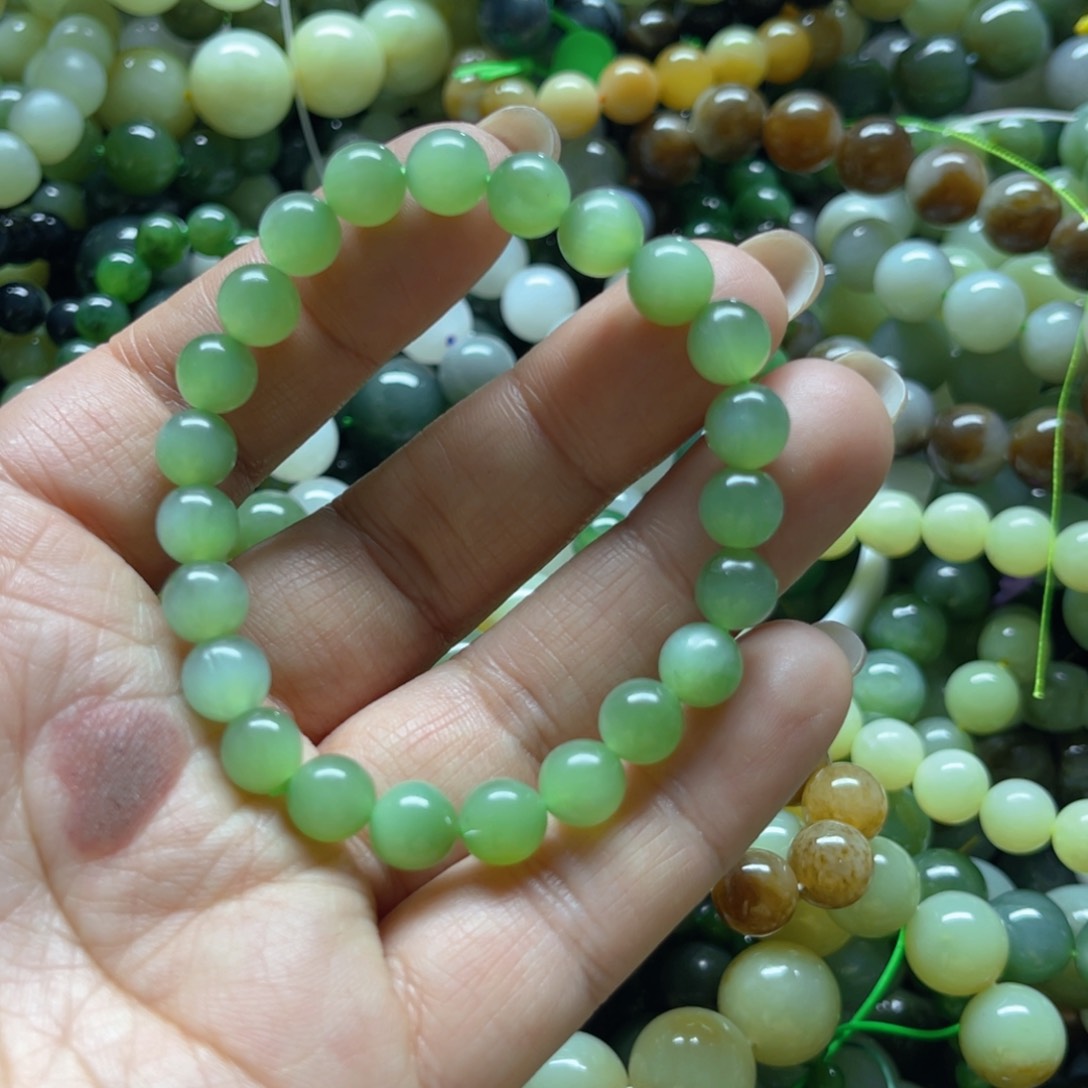 和田玉手链未镶嵌