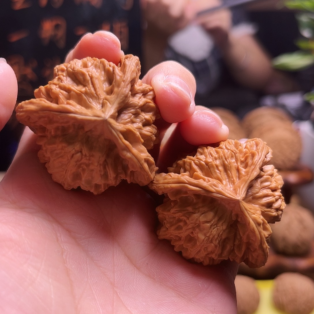 *****把件文玩核桃40尺三棱39
