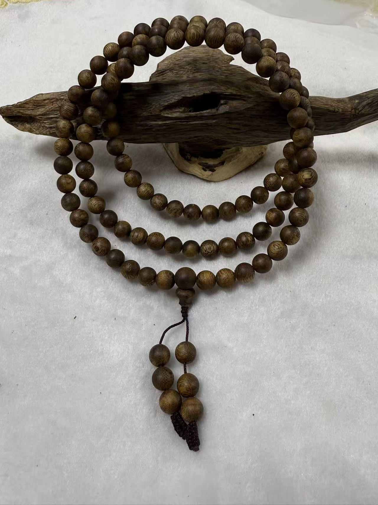 沉香沉香奇楠沉香碎屑圆珠多圈卡8规格25克+多样性发一条