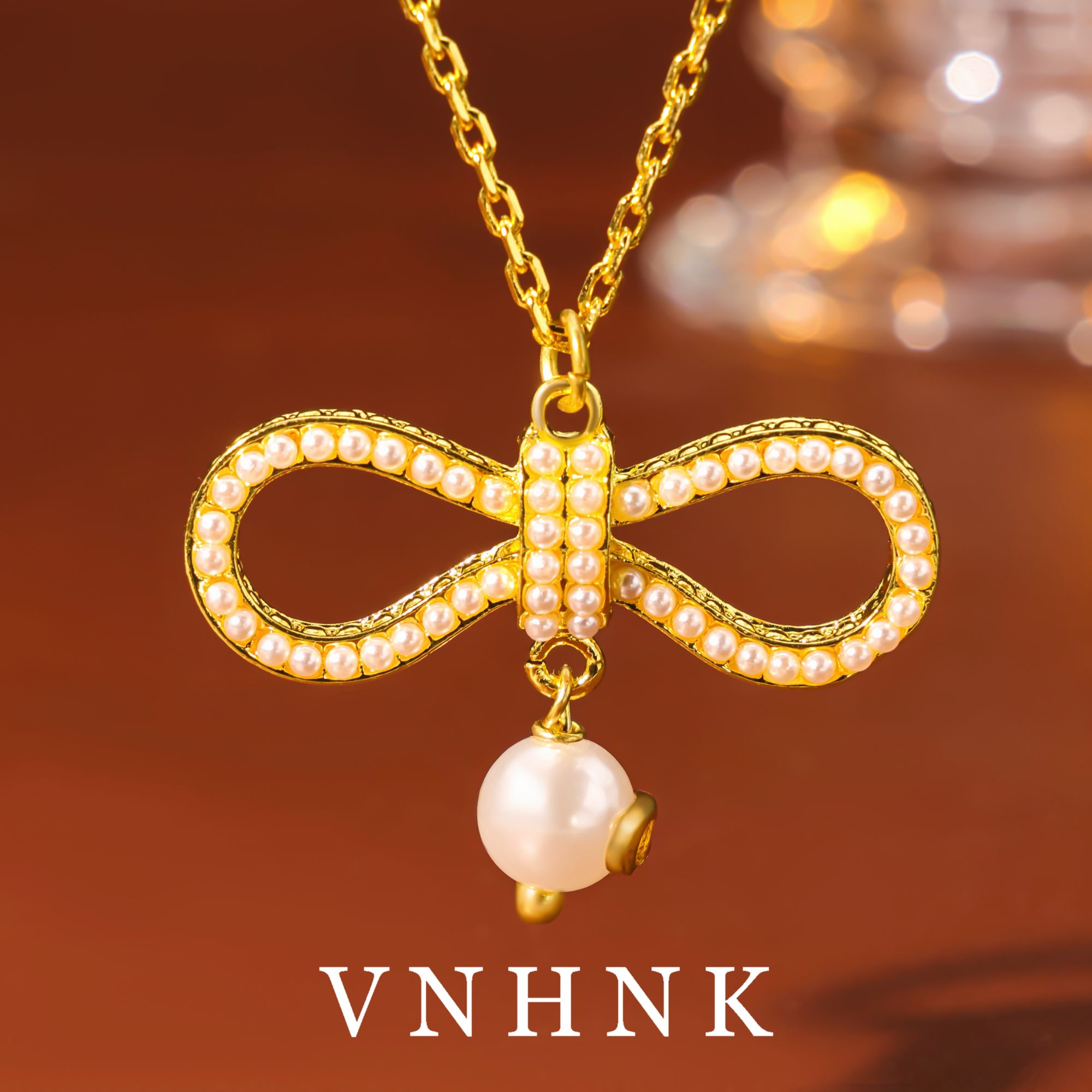 铜合金项链 美可儿   H43   金色(57cm8mm)精致气质项链