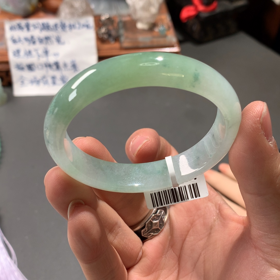 翡翠手镯未镶嵌52.5贵妃