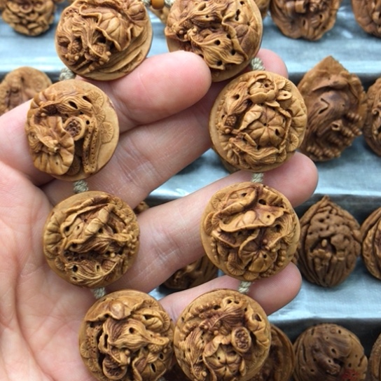 桃核手串上*尚桃核材质