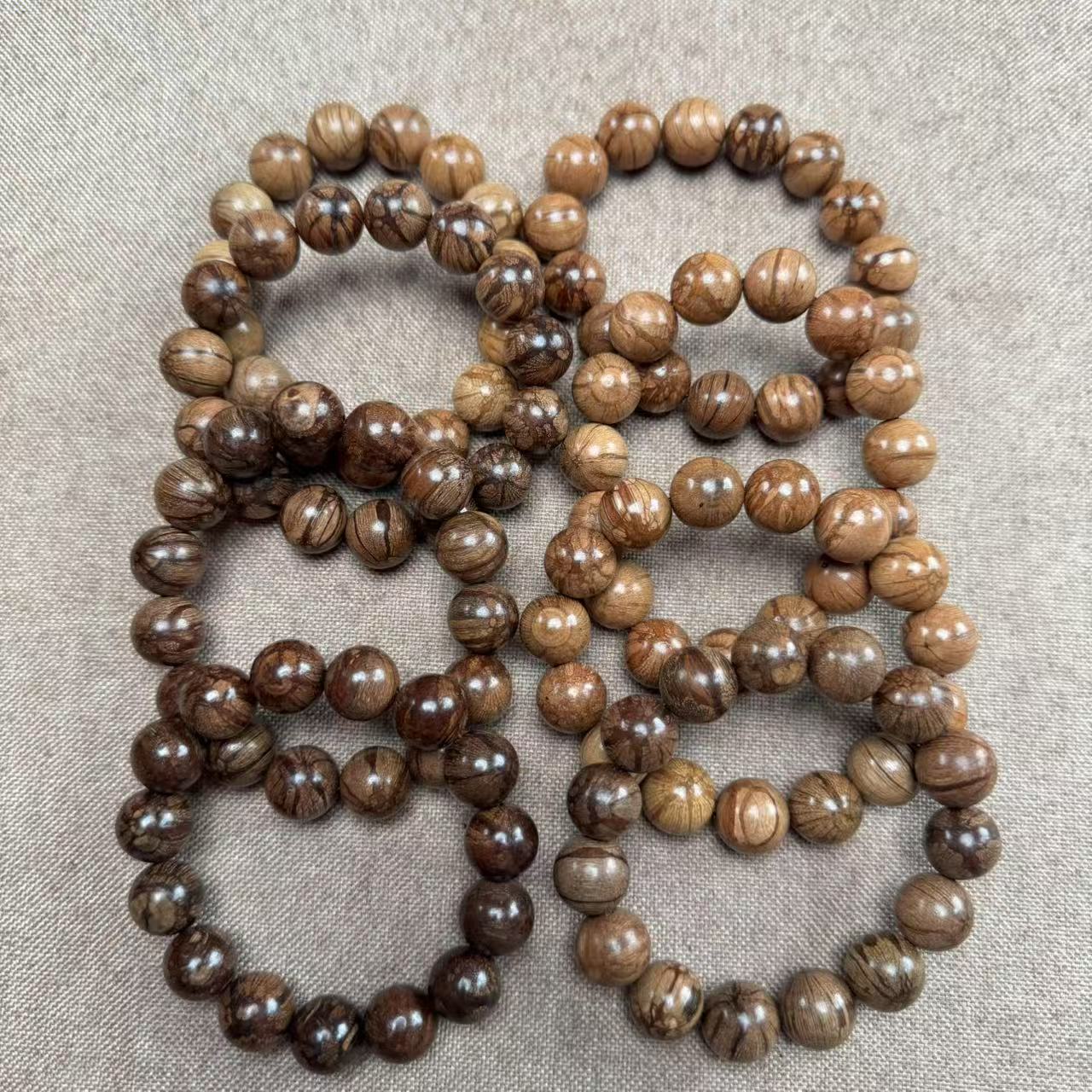 【芸奇】龙须藤梅花入骨丹1.5单圈文玩手串微瑕颜色随机