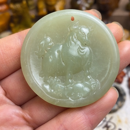 蛇纹石玉未镶嵌颈饰79