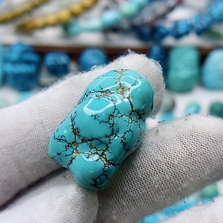 绿松石珠宝奇石未镶嵌