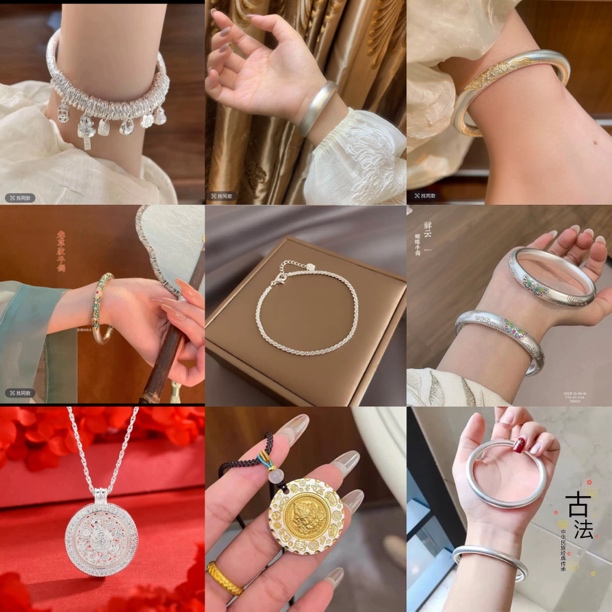 清 货 处理2025手工设计款礼物手镯手链项链发饰气质百搭饰品ins