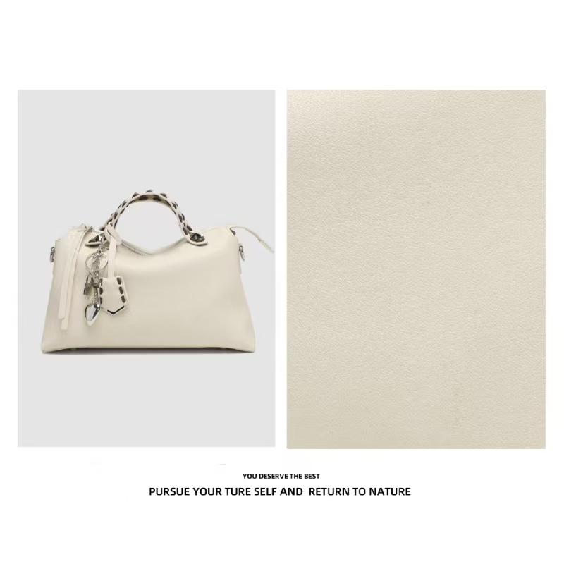 时尚百搭高级定制小众轻奢潮流手提包F8068白色