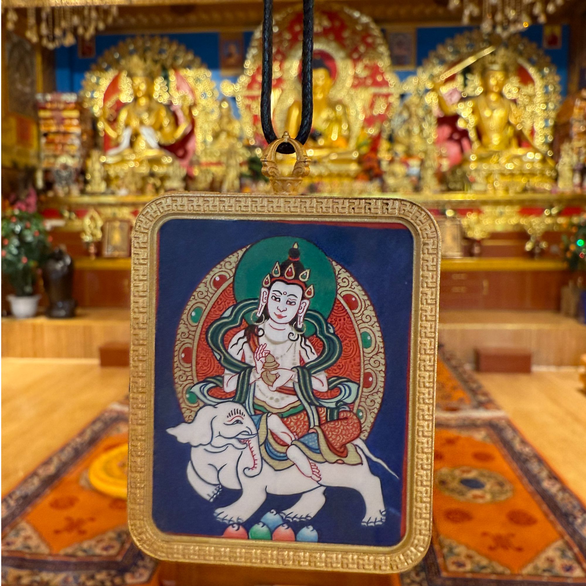 【罗藏热杰 | 普贤 | 4天手绘】非遗热贡唐卡