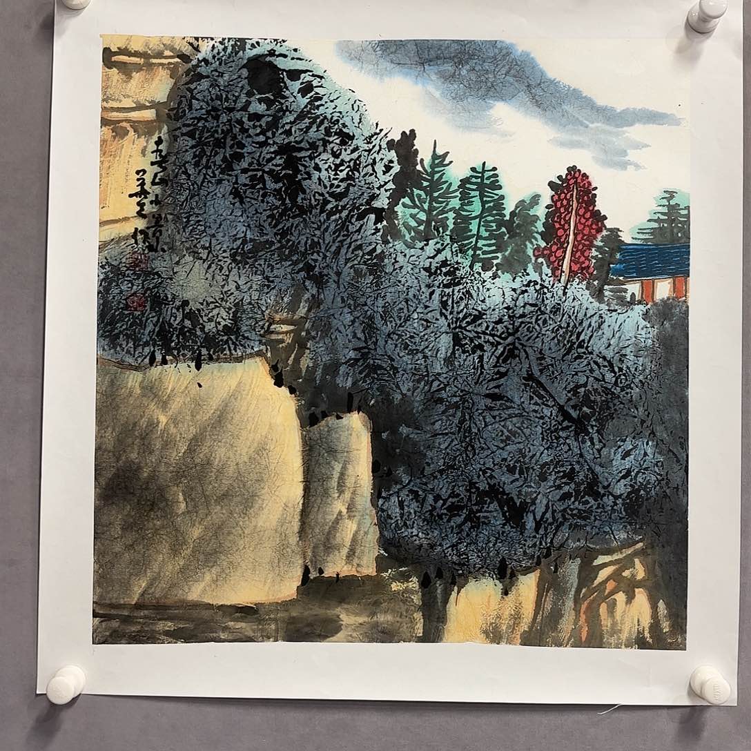 国画国画纯手绘作品请放心去藏