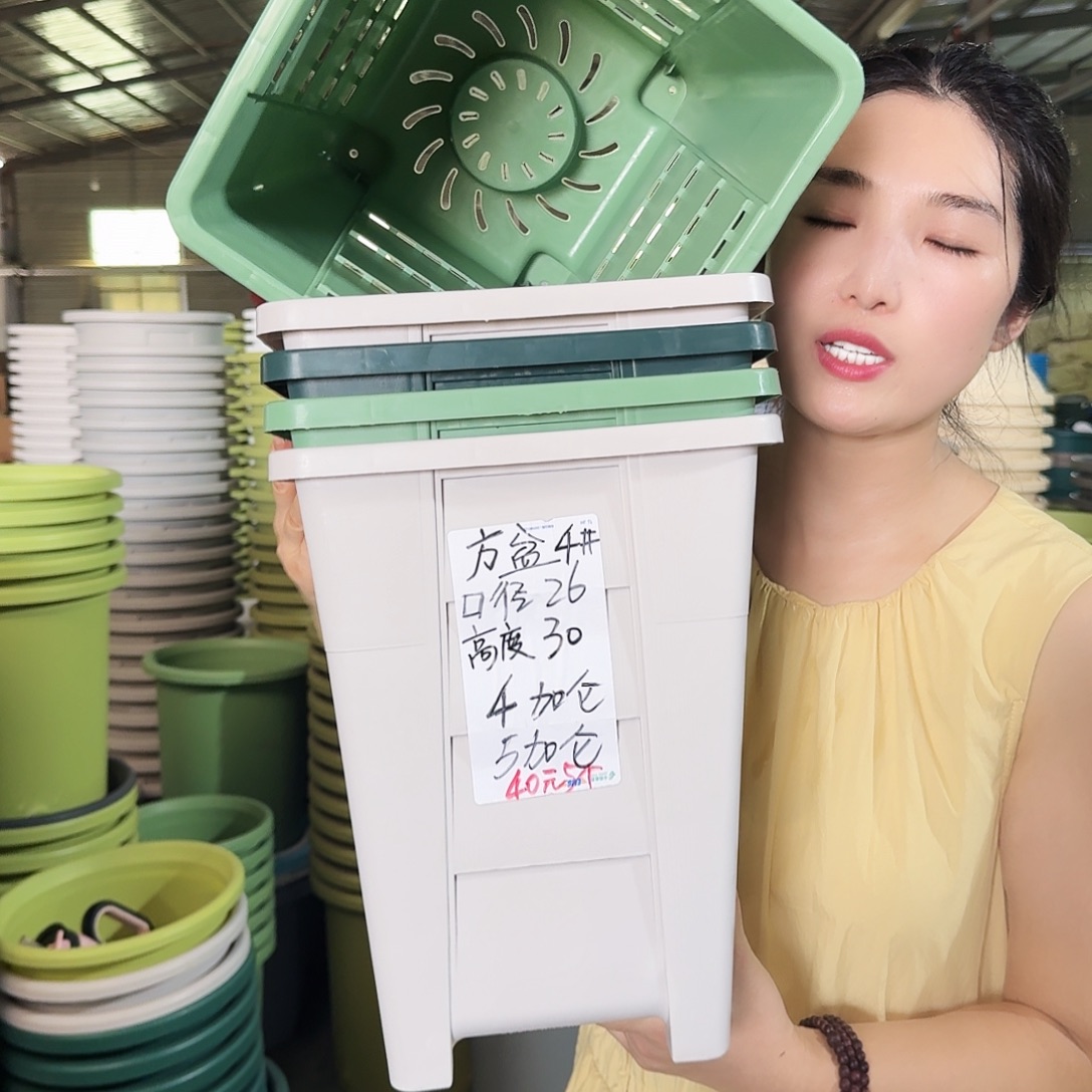 方盆4#口径26无拖灰白5个