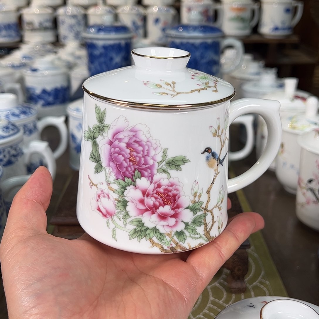 景德镇陶瓷高温办公杯