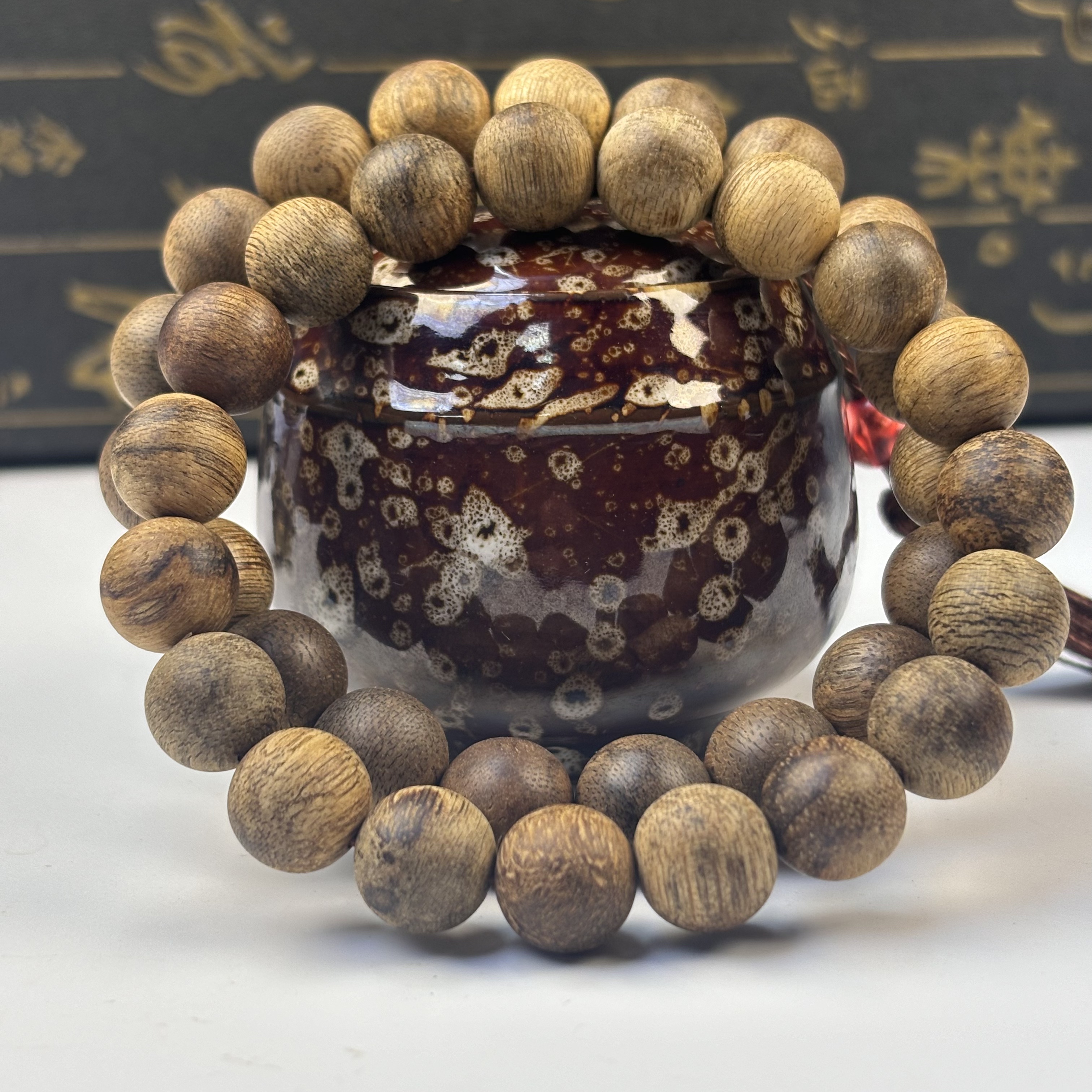 【老三沉香】Q41金三角软丝手串多样性发一条