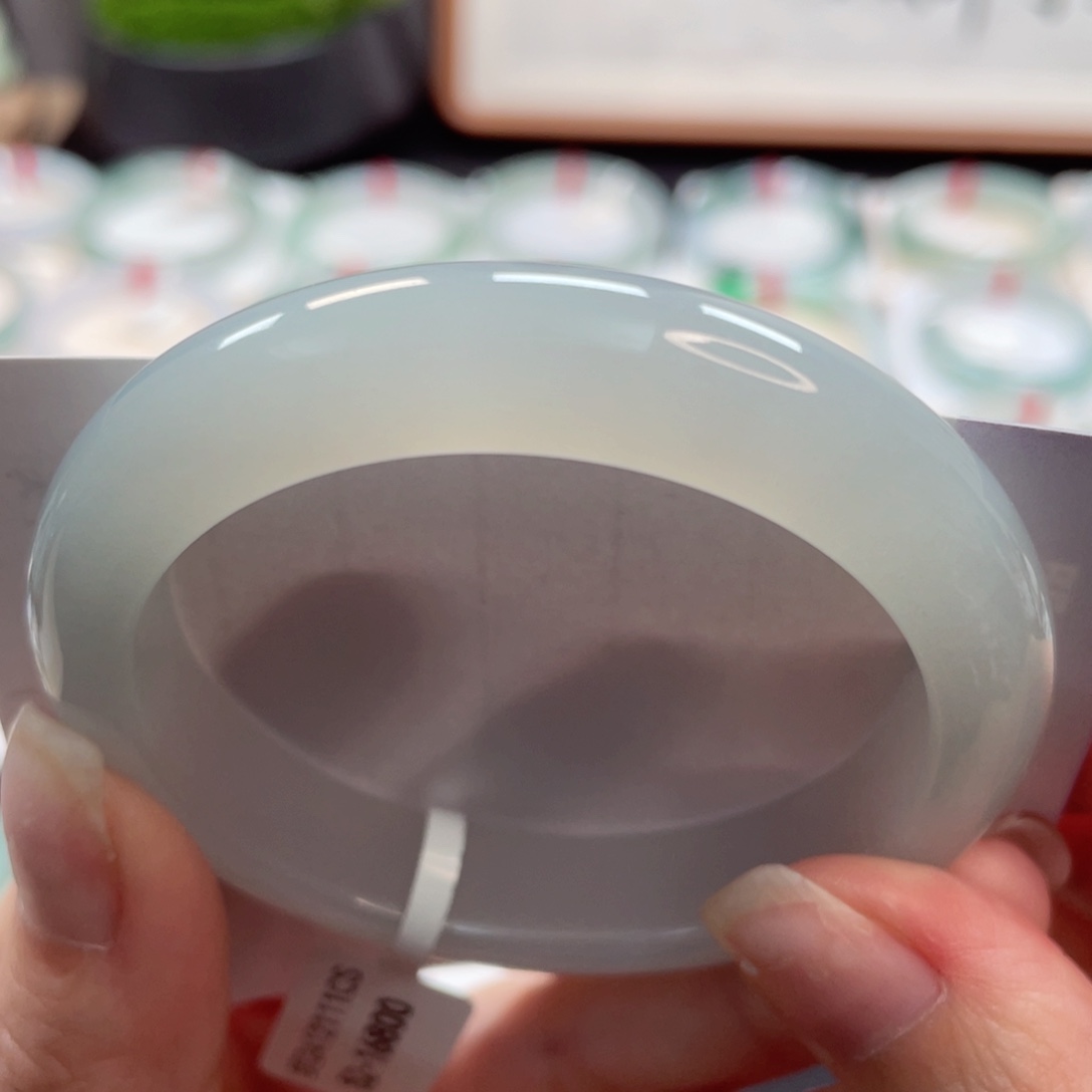 【闪购商品】翡翠手镯未镶嵌52种老起胶荔枝肉0毛孔20号