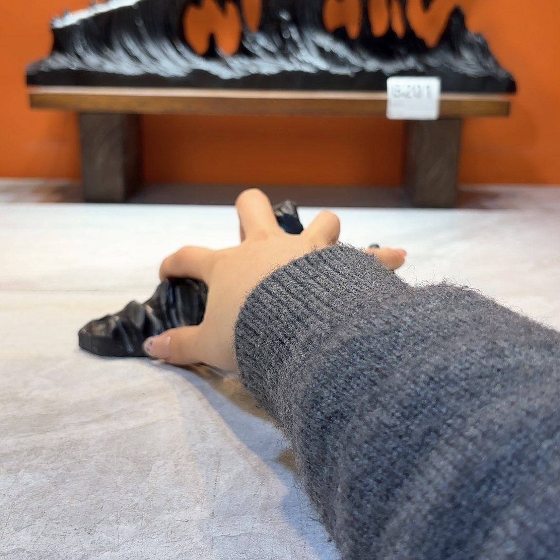 摆件美**约灵璧石奇石摆件 