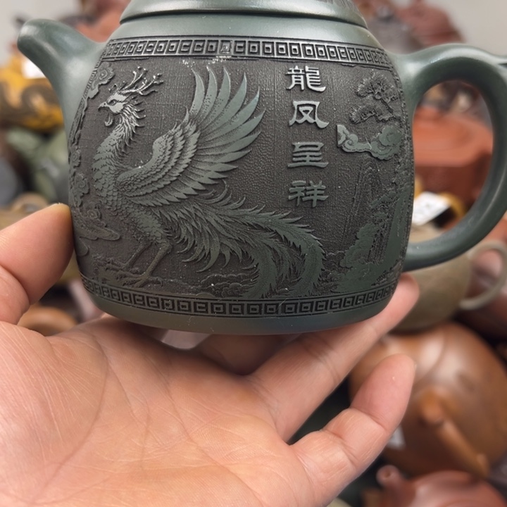 茶壶紫砂壶口磕碰