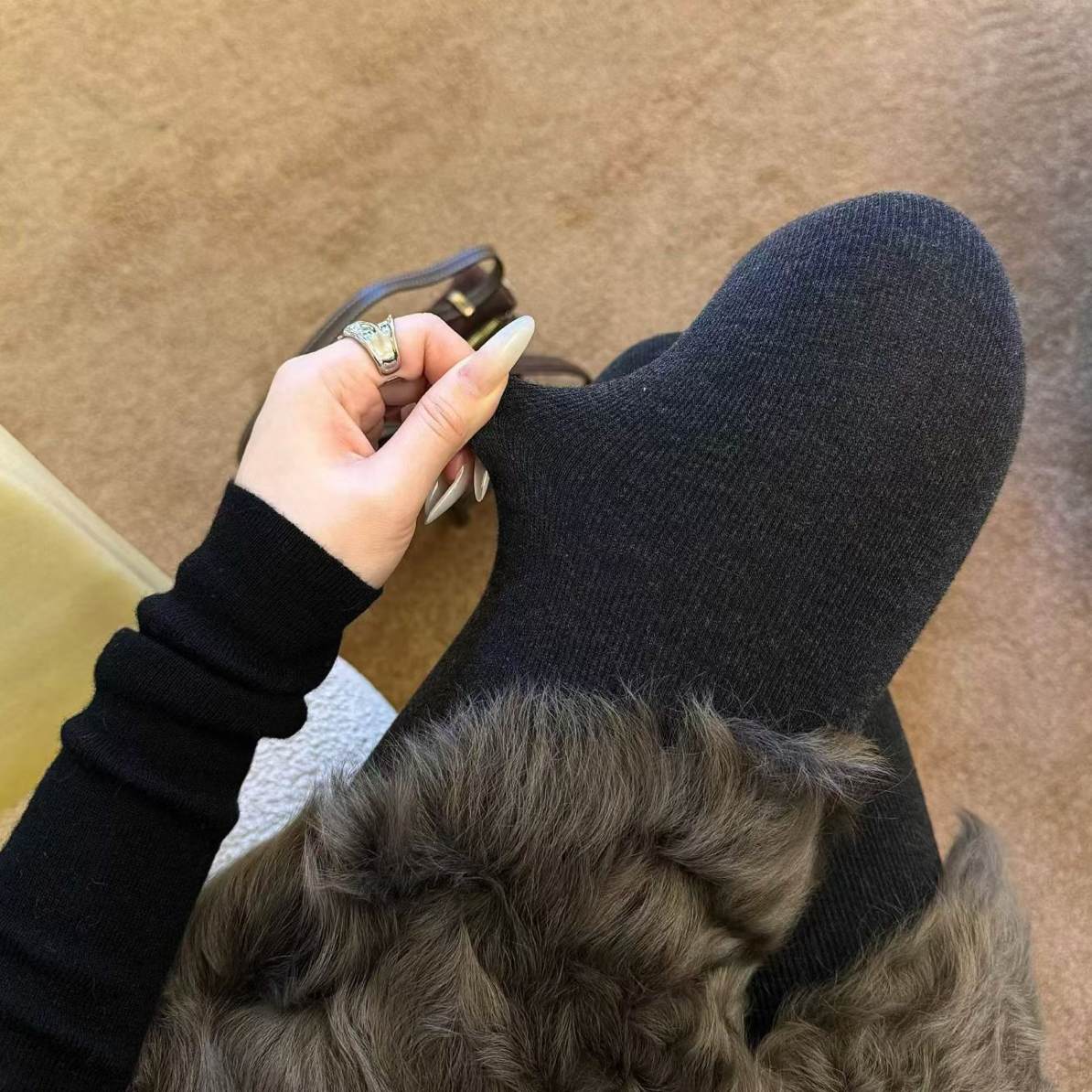   加绒hip连袜打底袜打底裤