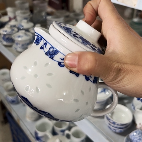 盘手绘随手泡一个陶瓷陶瓷