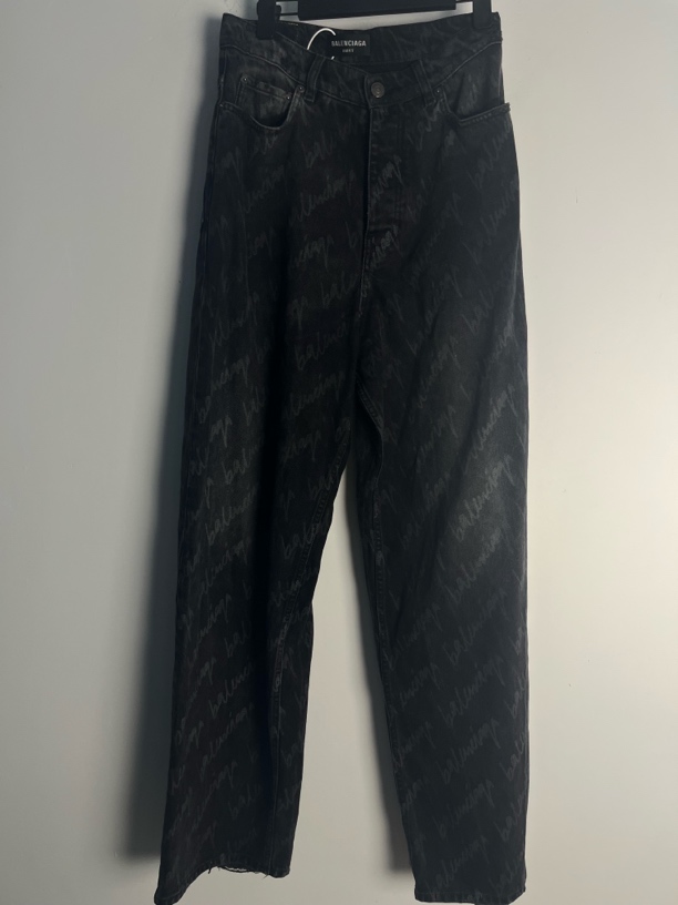 未使用 Balenciaga/巴黎世家 XS*1/全新/巴黎世家牛仔裤/06384/JP