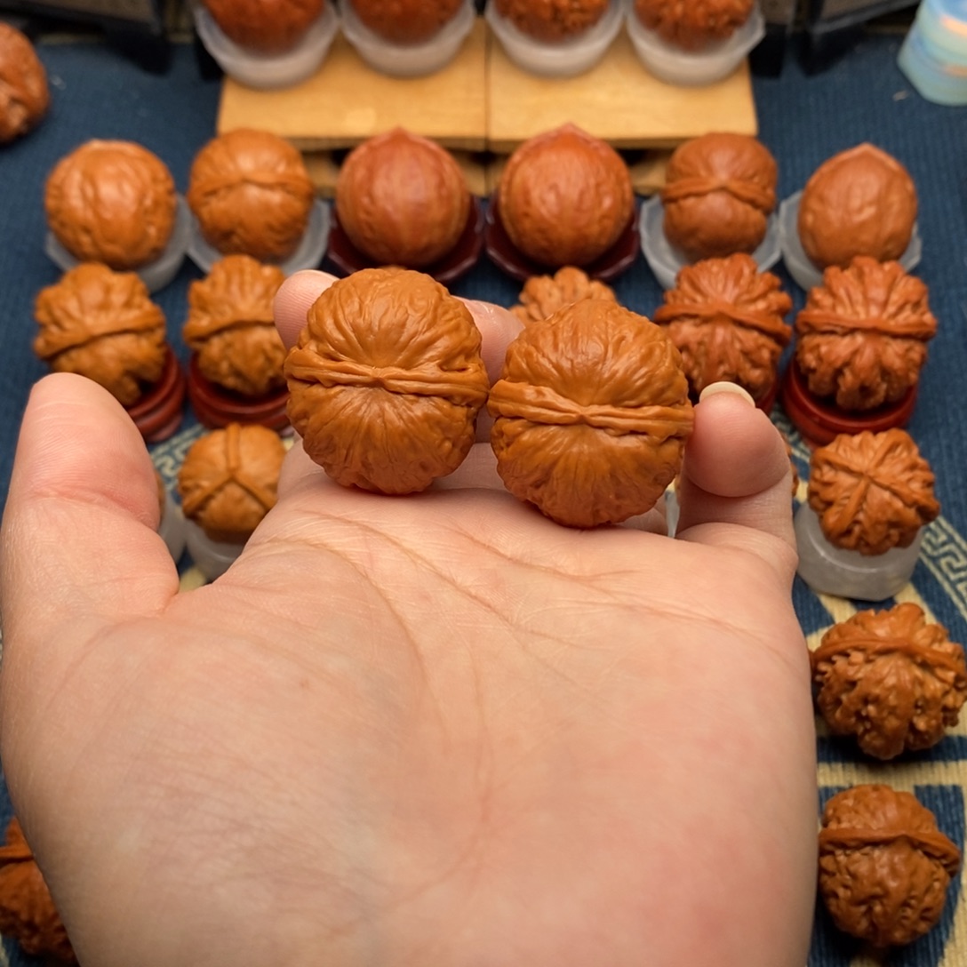 爱***️把件文玩核桃南瓜元宝