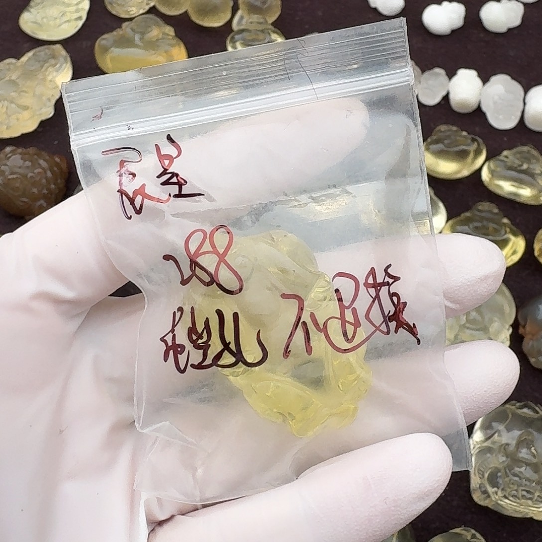 未镶嵌紫晶珠宝半成品