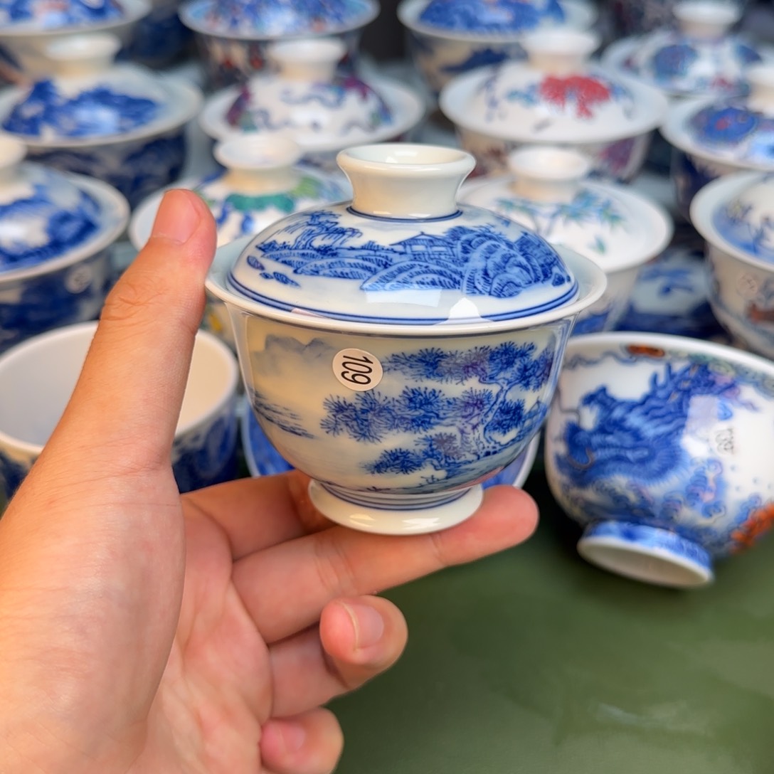 彦祖纯手工手绘茶具109