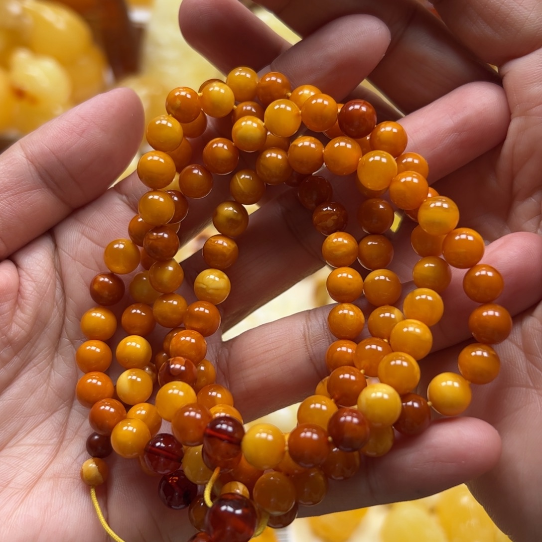 琥珀未镶嵌珠宝奇石