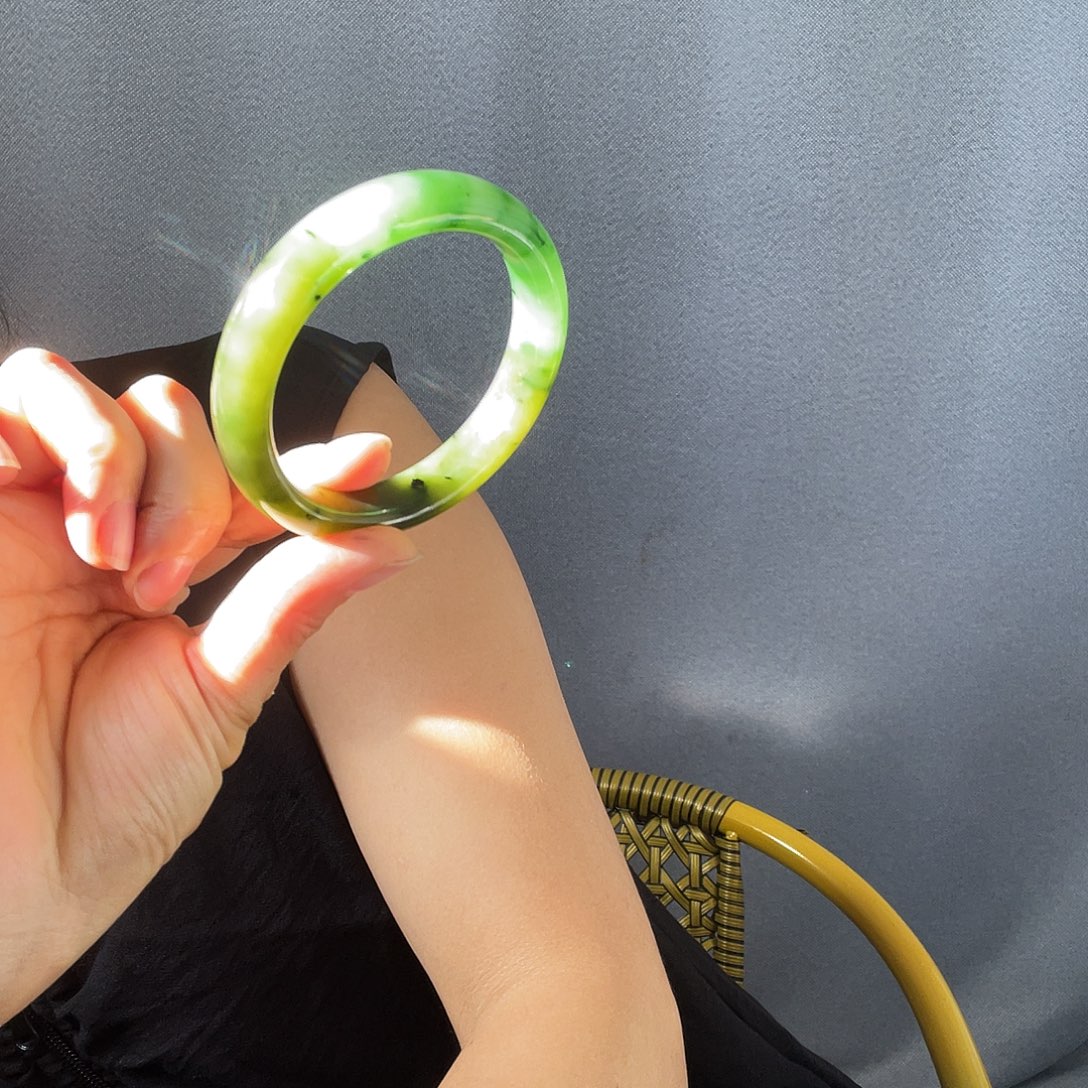 伟***和田玉手镯未镶嵌