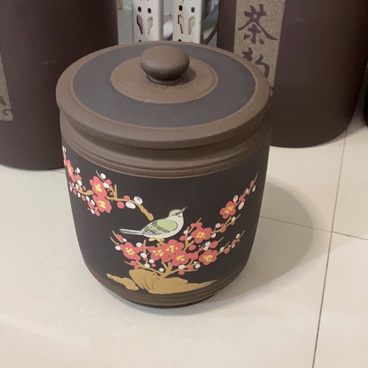 紫砂茶叶罐茶罐子