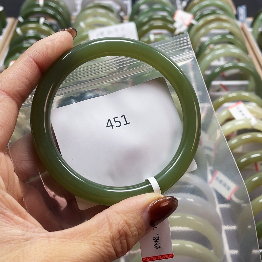 和田玉（糖玉）手镯未镶嵌451-64