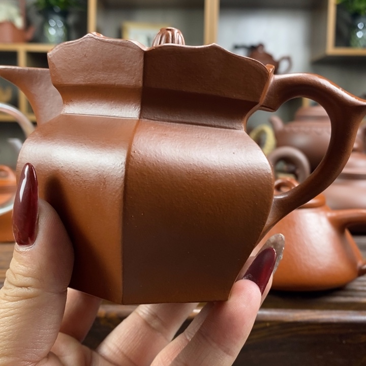 紫砂茶壶雲**雨原矿紫砂壶