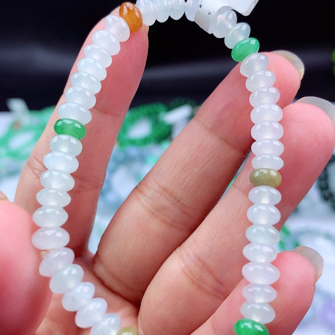 未镶嵌手链翡翠手串