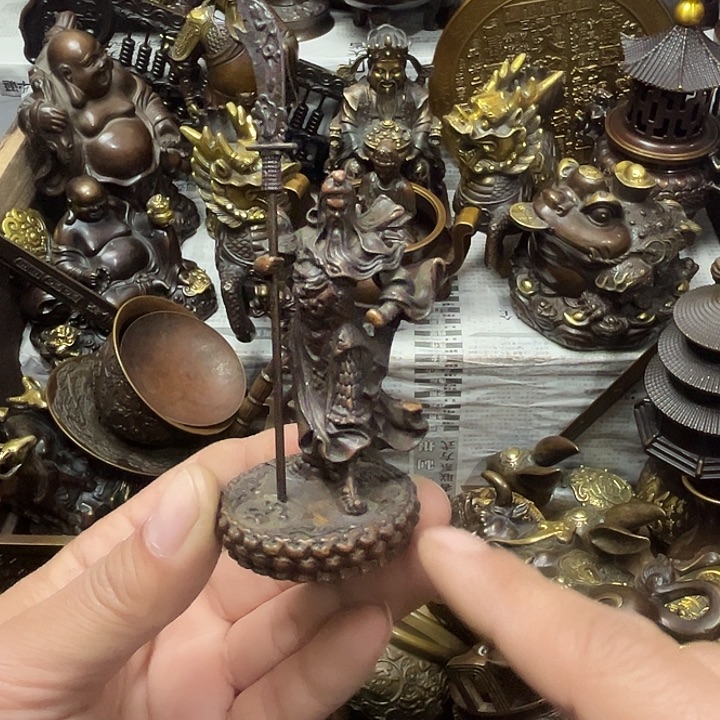 顺顺利利，铜器摆件